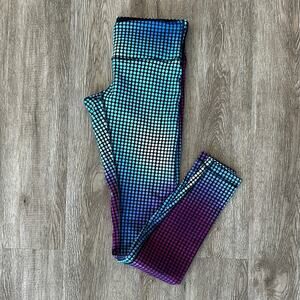 Lululemon Wunder Under III Full On Luon Leggings Cosmic Dot White Multi/Black 6